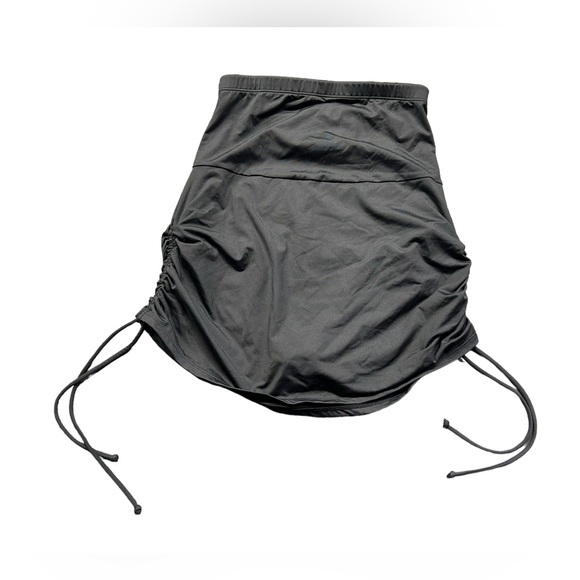 ANNE COLE black Tummy Control Skirted Bikini Swim Bottom size medium NWT - Picture 3 of 12